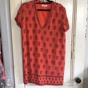 Madewell silk paisley dress